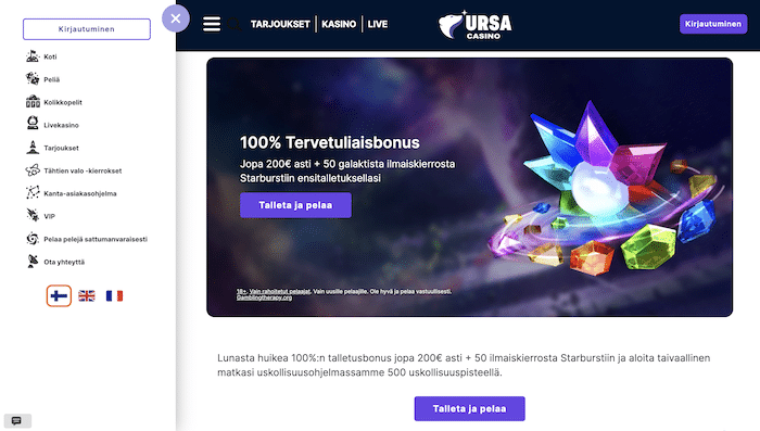 Ursa Casinon bonus